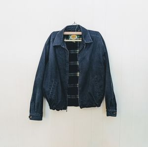 Vtg 90's Navy Cabela's Zip Up Jacket